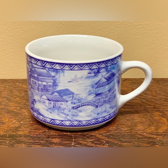 Vintage Discontinued American Atelier ASIAN TOILE Cup Mug Replacement - Picture 1 of 16